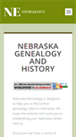 Mobile Screenshot of nebraskagenealogy.com